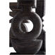 Dark 17 X 9 inch Sculpture, Oval
